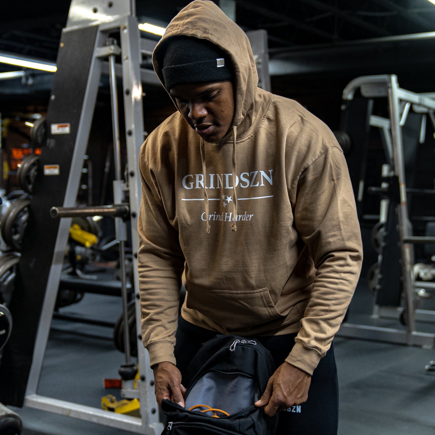 Grind Harder Hoodies